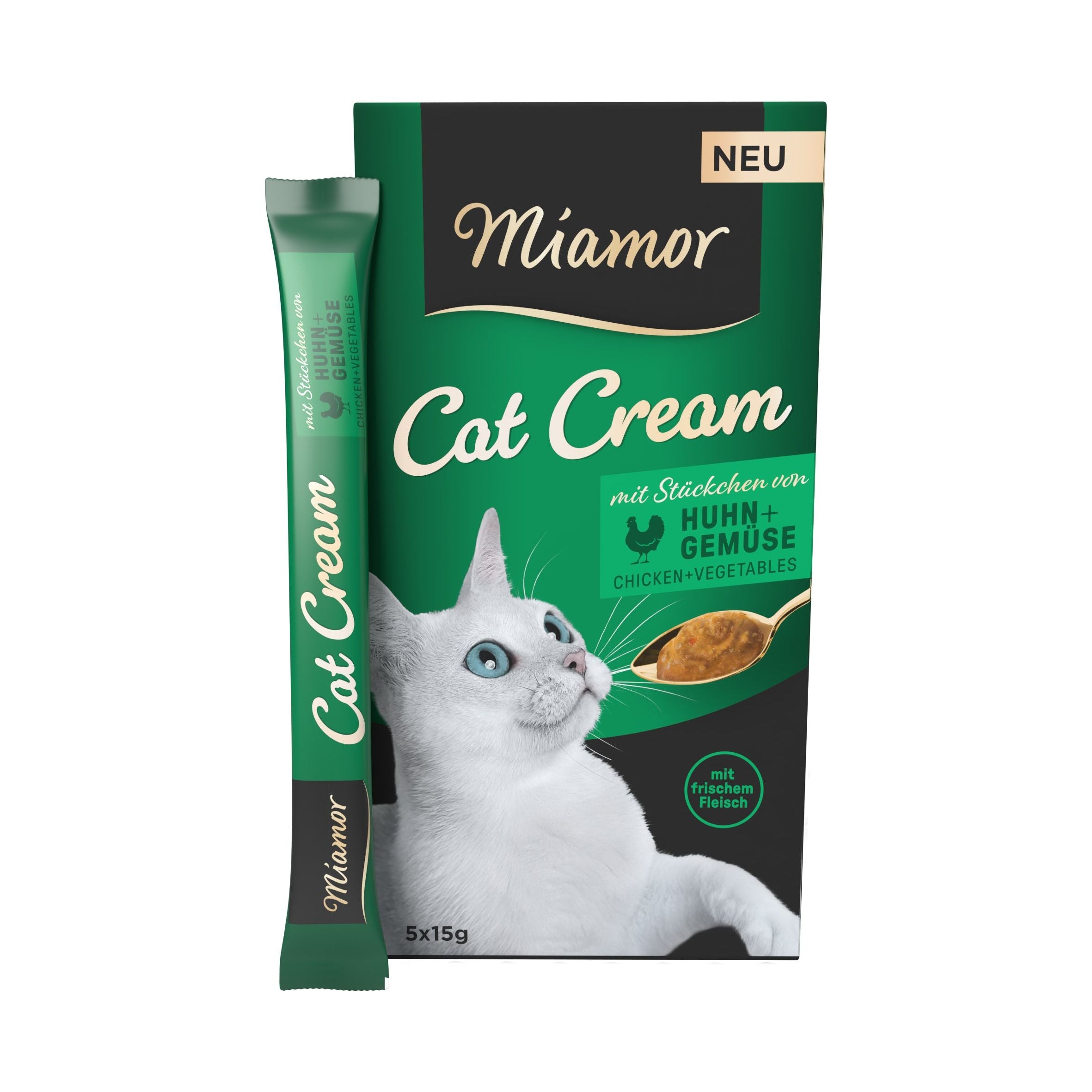 Miamor Cat Snack Huhn & Gemüse Cream 11 Pack à 5x 15g